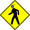 Warning - Pedestrian