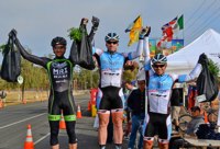 Rob Kamppila & Anthony Morrow are two-thirds of the podium at Imperial Valley Classic in Brawley, CA. February 18, 2012