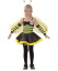 Bumble Bee Costume - Dress, Wings, Headpiece, Gloves - Child / Girl's Size S 4-6