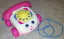 Fisher-Price Pink Chatter Phone Classic Pull Toy Telephone
