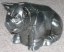 Piggy Bank Crouched Metal Plates and Rivets - Coinstar