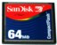 SanDisk CompactFlash 64MB Model SDCFB - Ultracompact for digital cameras + more!