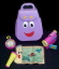 Dora the Explorer 'My Talking Backpack' Toy Set w/ Discovery Toys - Fisher Price