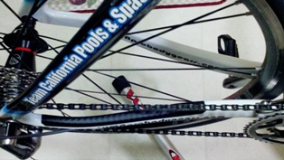 Carbon Fiber Bicycle Chainstay Protector + 2 Frame Patches - Matte / Dry Black 4