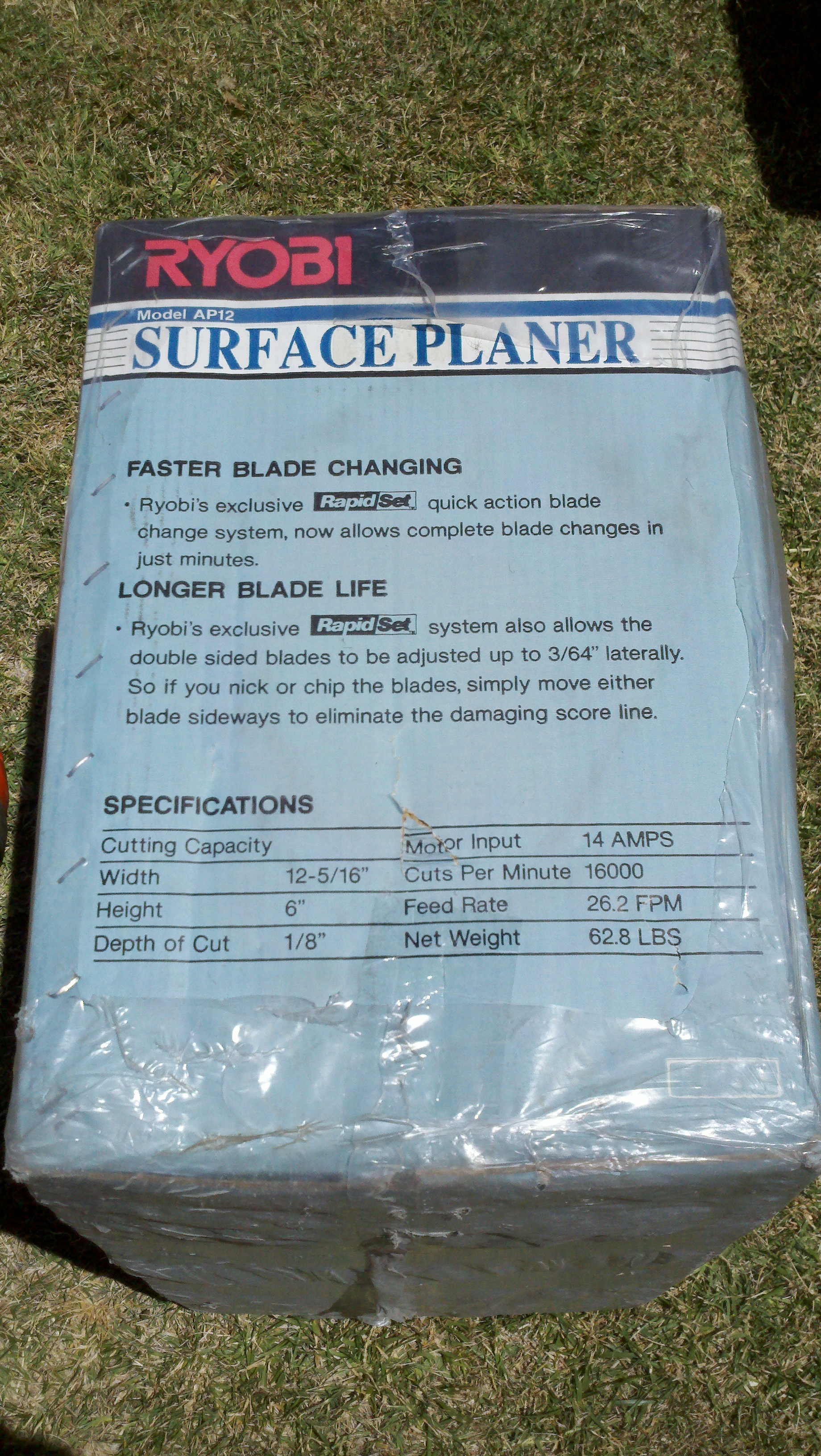Ryobi Surface Planer for Sale