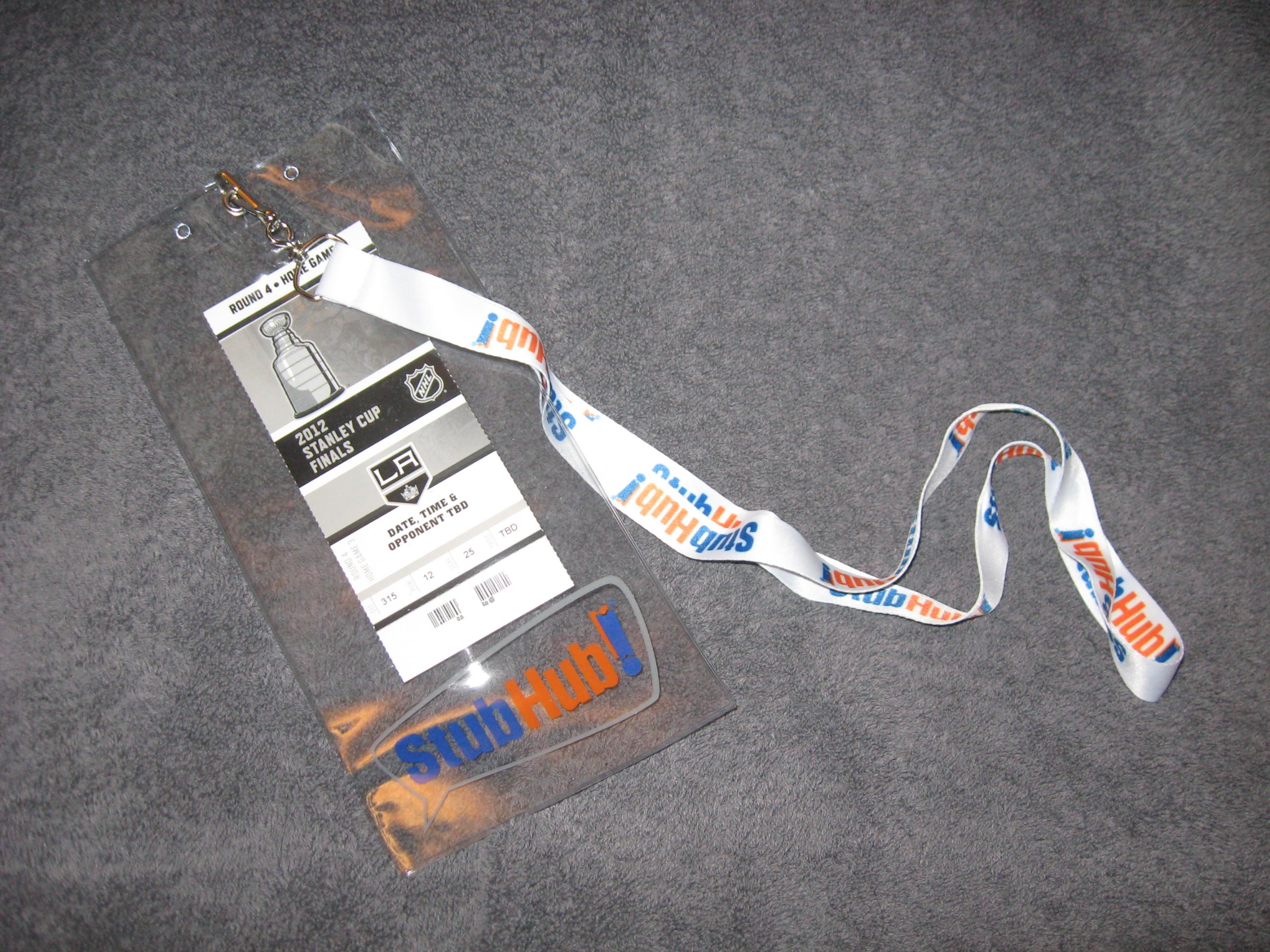 ADM Anthony D. Morrow » For Sale » StubHub! Lanyard Clear Plastic
