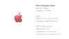 Apple Store Business Card - HQ Store, Cupertino