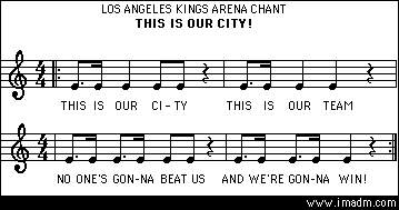 Los Angeles Kings Arena Chant - "This Is Our City!"